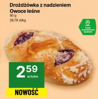 Delikatesy Centrum Drożdżówka z nadzieniem Owoce leśne oferta