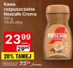 Delikatesy Centrum Kawa rozpuszczalna Nescafe Crema oferta