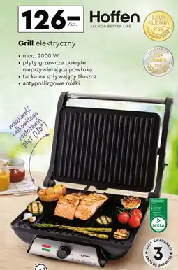 Biedronka Grill elektryczny Hoffen oferta