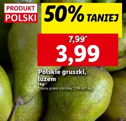 Lidl Gruszki oferta