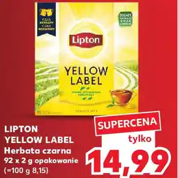 Kaufland Lipton Yellow Label Herbata czarna oferta