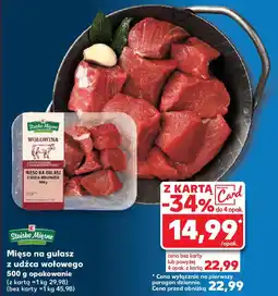 Kaufland Mięso na gulasz z udźca wołowego oferta