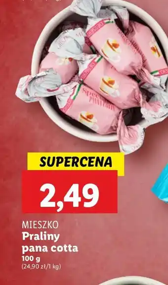 Lidl Cukierki panna cotta Mieszko oferta