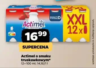 Netto Jogurt truskawka Danone actimel oferta