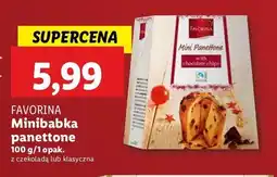 Lidl Minibabka panettone Favorina oferta