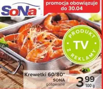 Carrefour Market Krewetki 60/80 Sona 100g oferta