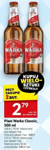 Warka Classic Piwo jasne 500 ml