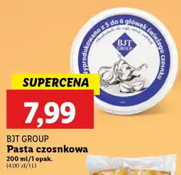 Lidl BJT Group Pasta czosnkowa oferta