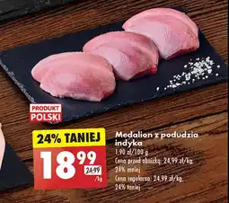Biedronka Medaliony z podudzia indyka oferta