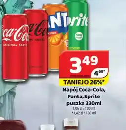 Delfin Napój Coca-Cola, Fanta, Sprite oferta