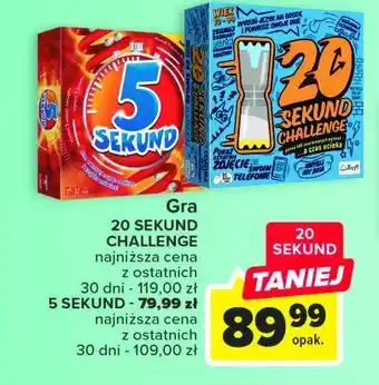 Carrefour Gra 5 sekund 1 SZT oferta