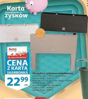 Auchan Skrzynka z systemem nawadniania 1szt. oferta