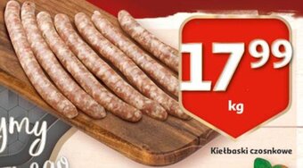 Auchan Kiełbaski czosnkowe 1kg oferta