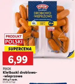 Lidl Pikok Kiełbaski drobiowo-wieprzowe oferta