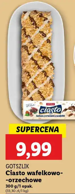 Lidl Gotszlik Ciasto wafelkowo-orzechowe oferta