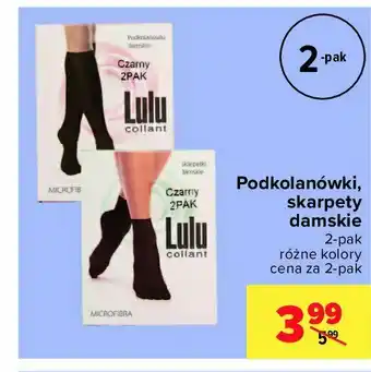 Carrefour Skarpetki czarne 1 OPAK 2 SZT oferta