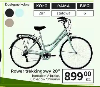 Carrefour Market Rower trekkingowy 28&quot; 6 biegów 1 SZT oferta