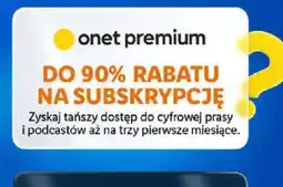 Lidl Subskrypcja Onet Premium oferta