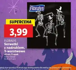 Lidl Serwetki Floralys oferta