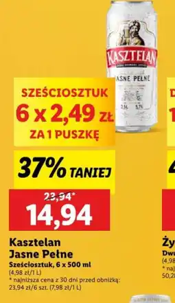 Lidl Kasztelan Jasne Pełne oferta
