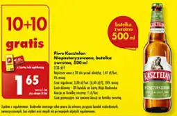 Biedronka Piwo Kasztelan niepasteryzowane oferta