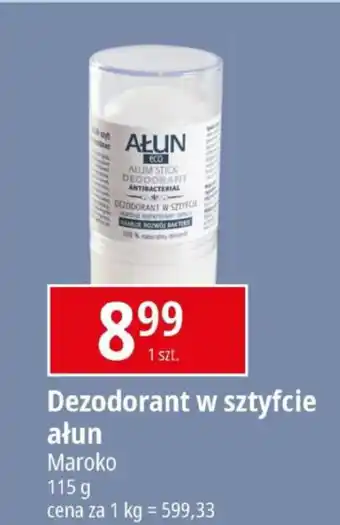 E.Leclerc Dezodorant naturalny w sztyfcie Ałun oferta