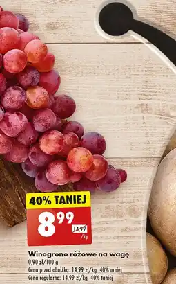 Biedronka Winogrona różowe oferta