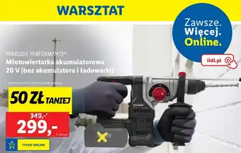 Lidl Młotowiertarka akumulatorowa 20 v Parkside oferta