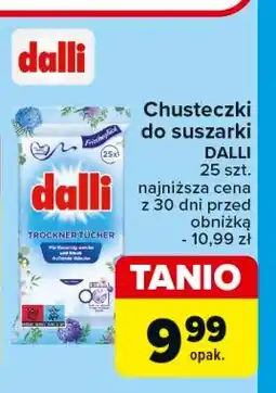 Carrefour Chusteczki do suszarki Dalli oferta