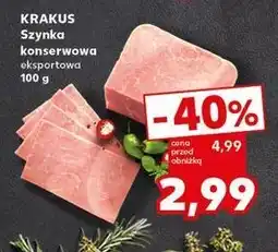 Kaufland Szynka konserwowa eksportowa Krakus Animex oferta