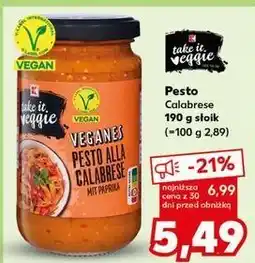 Kaufland Pesto calabrese K-Take It Veggie oferta