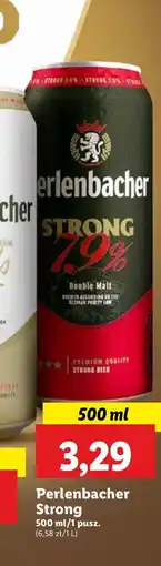 Lidl Piwo Perlenbacher Strong oferta