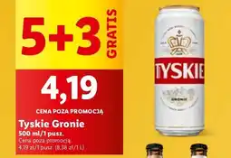 Lidl Piwo Tyskie Gronie oferta