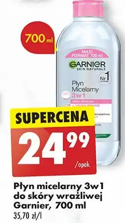 Biedronka Płyn micelarny do skóry wrażliwej Garnier Skin Naturals oferta