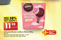 Biedronka Królewskie mleczko waniliowe Wawel Mleczko oferta