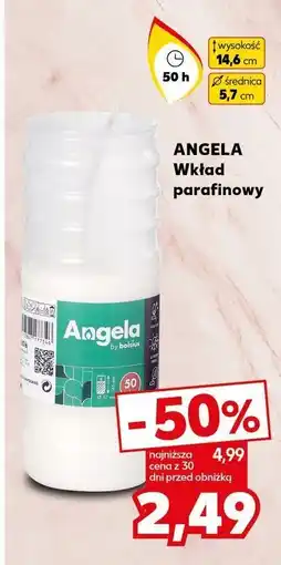 Kaufland Wkład parafinowy 50 h Angela oferta