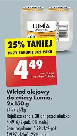 Biedronka Wkład olejowy do zniczy Lumia oferta