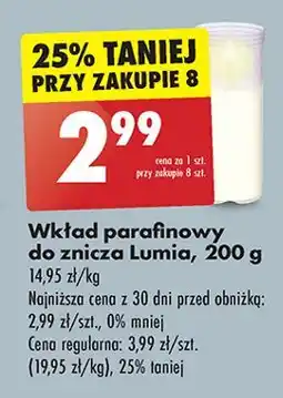 Biedronka Wkład parafinowy 200 g Lumia oferta