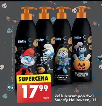 Biedronka Szampon dla dzieci smerfy halloween oferta