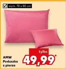 Kaufland Poduszki z pierza 70 x 80 cm Amw oferta