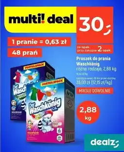 Dealz Proszek do prania color Der Waschkonig oferta