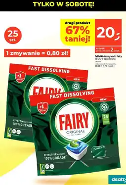 Dealz Tabletki do zmywarek Fairy All In 1 oferta