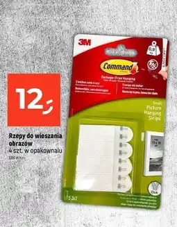 Rzepy samoprzylepne do wieszania obrazów średnie Command Brand