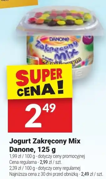 Twój Market Jogurt Zakręcony Mix Danone oferta