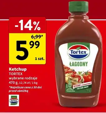 Intermarche Ketchup łagodny Tortex oferta