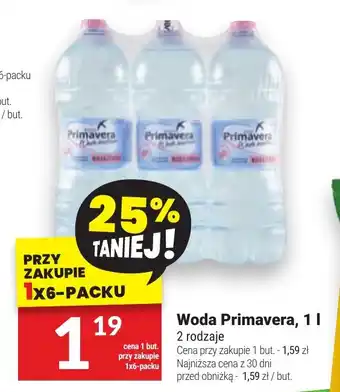 Twój Market Woda Primavera oferta