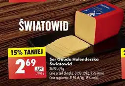 Biedronka Ser gouda holenderska Światowid oferta