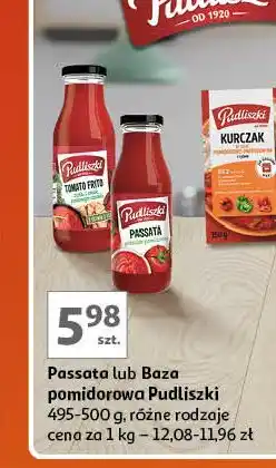 Auchan Passata tomato frito zioła i smak pieczonego czosnku Pudliszki oferta