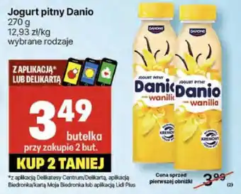 Delikatesy Centrum Jogurt pitny Danio oferta