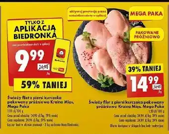 Biedronka Filet z piersi kurczaka Kraina Mięs oferta